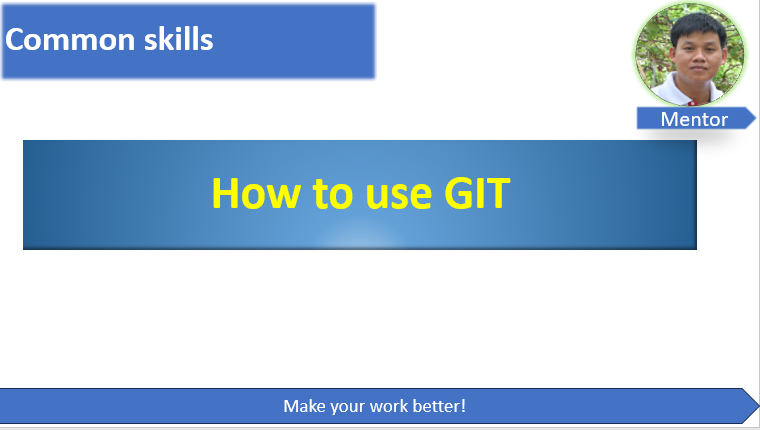 How to use GIT